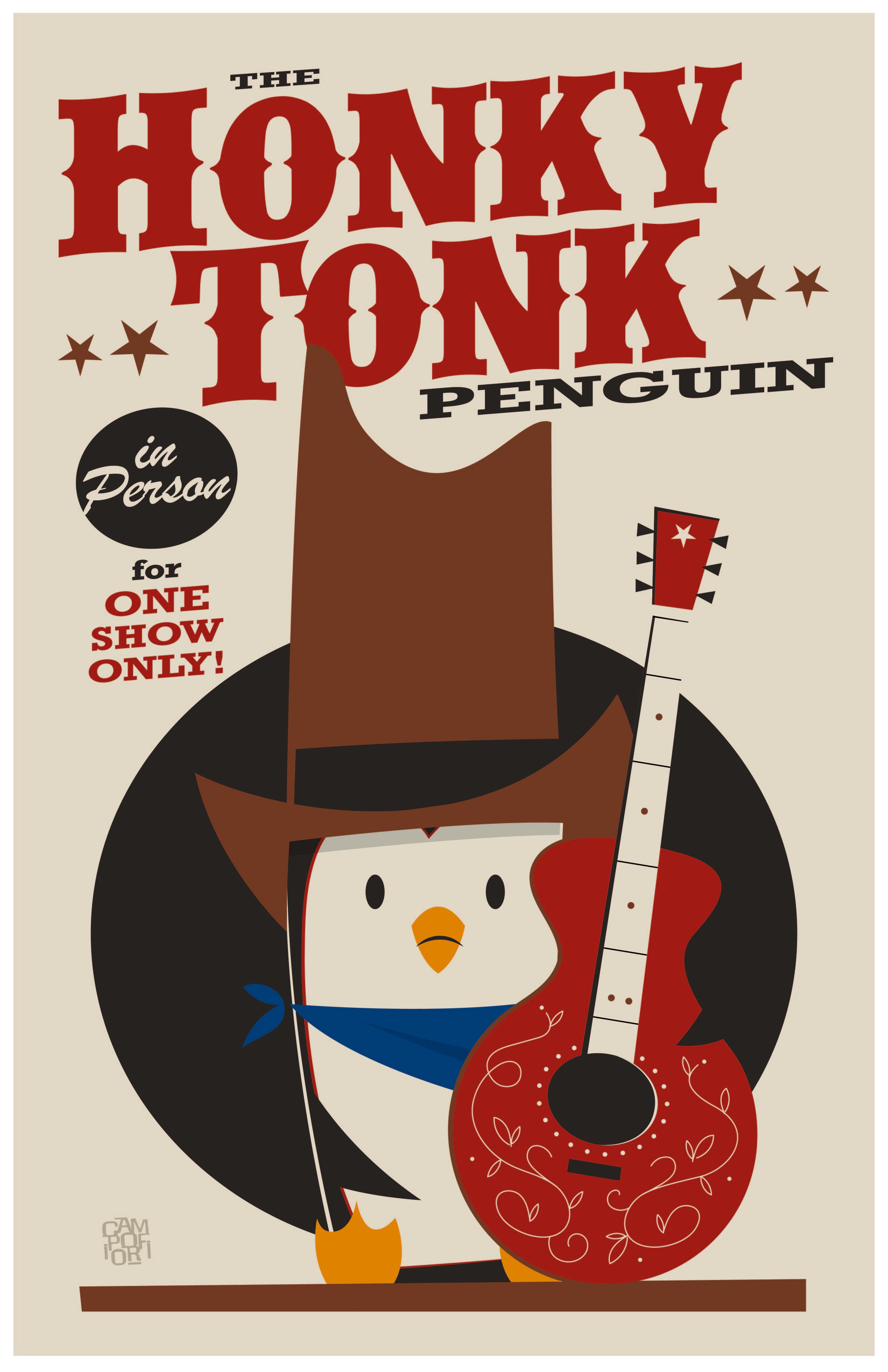 the Honky Tonk Penguin